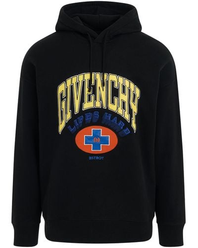 Givenchy 'Bstroy Global Peace Hoodie, , 100% Cotton, Size: Small - Black