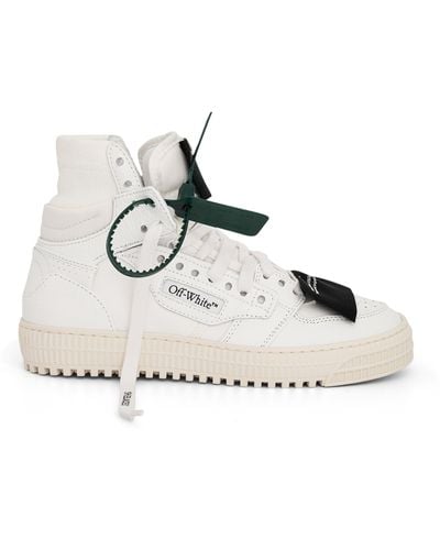 Off-White c/o Virgil Abloh Off- 3.0 Court Calf Leather Trainers, /, 100% Rubber - Multicolour