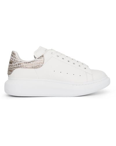 Alexander McQueen Larry Oversized Sneakers, /, 100% Calf Leather - White