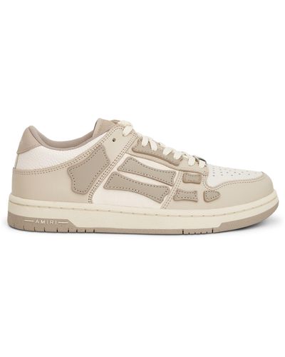 Amiri Skeleton Low Top Trainers, , 100% Rubber - Natural