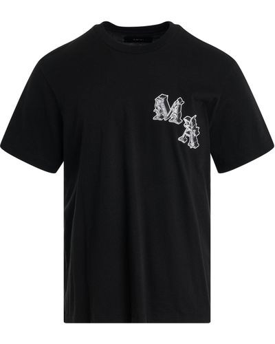 Amiri 'Angel T-Shirt, Short Sleeves, , 100% Cotton, Size: Small - Black