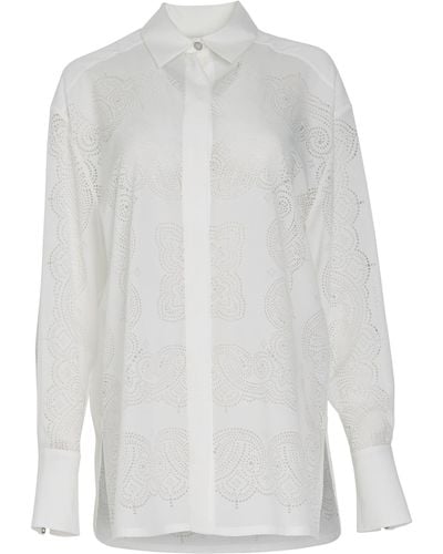 Givenchy Bandana Shirt, , 100% Cotton - White