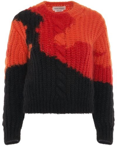 Alexander McQueen Colourblock Knit Sweater - Multicolor
