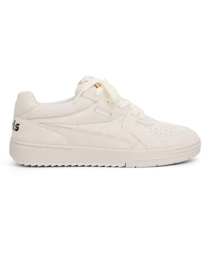 Palm Angels Pa Universal Original Suede Sneakers, Cream/, 100% Leather - Natural