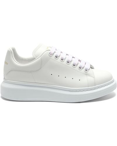 Alexander McQueen Larry Oversized Trainers, , 100% Calfskin Leather - White