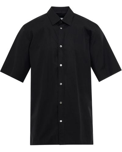 Maison Margiela Classic Short Sleeved Shirt, , 100% Cotton - Black