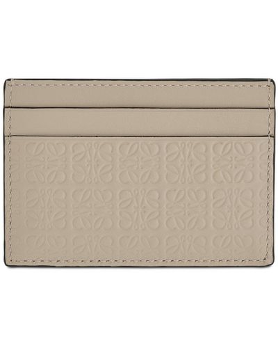 Loewe Repeat Plain Cardholder, , 100% Calfskin Leather - Gray