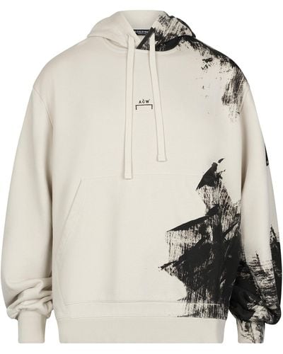 A_COLD_WALL* 'Brushstroke Hoodie, , 100% Cotton, Size: Small - Natural