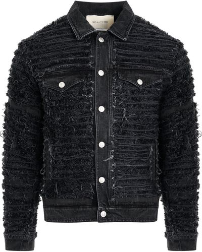 1017 ALYX 9SM 'Blackmeans Denim Jacket, Long Sleeves, Washed, 100% Cotton, Size: Small
