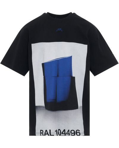 A_COLD_WALL* 'Monograph T-Shirt, Round Neck, Short Sleeves, , 100% Cotton, Size: Small - Black