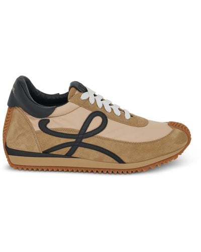 Loewe Flow Runner Sneakers, /, 100% Leather - Brown