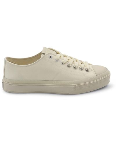 Givenchy City Low Sneakers, Off, 100% Calfskin Leather - White