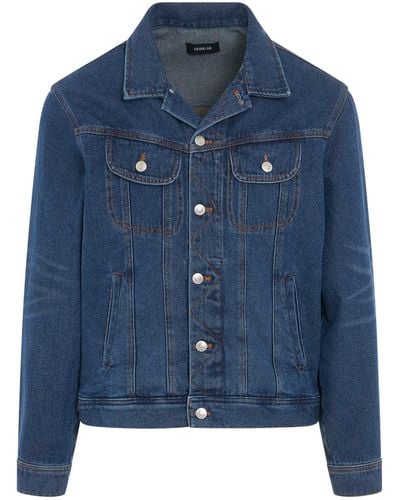 Egonlab Eat Me Denim Jacket, , 100% Cotton, Size: Medium - Blue
