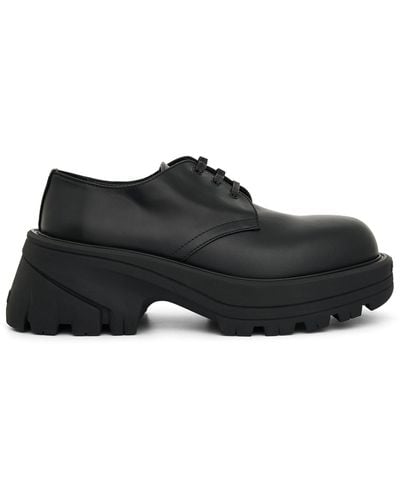1017 ALYX 9SM Combat Derby Shoes, , 100% Calf Leather - Black