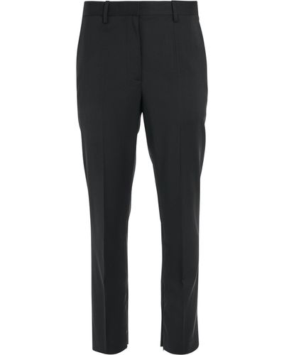 Helmut Lang Slim Suit Trousers, , 100% Virgin Wool - Black