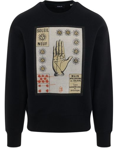 Egonlab 'Sun Nine Sweatshirt, , 100% Cotton, Size: Small - Black