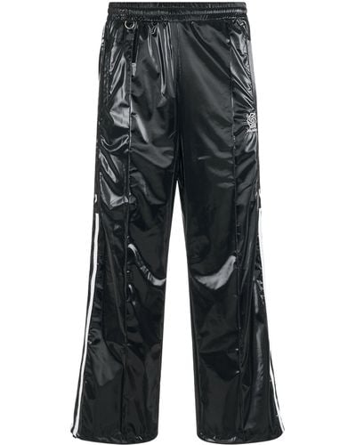 Doublet 'Laminate Track Trousers, , 100% Polyester, Size: Small - Black