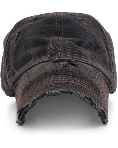 Balenciaga 'Denim Cap, , 100% Cotton, Size: Small - Gray
