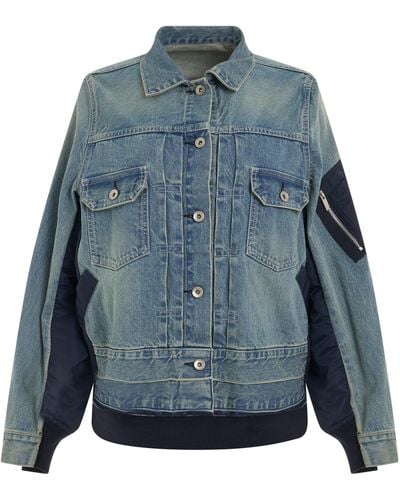 Sacai Jean and denim jackets for Women | Online Sale up to 30% off