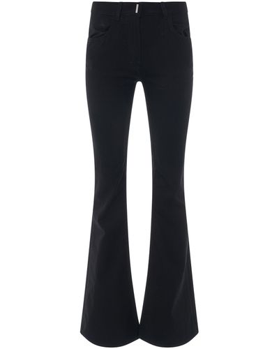 Givenchy Stretch Denim Bootcut Jeans, , 100% Cotton - Black
