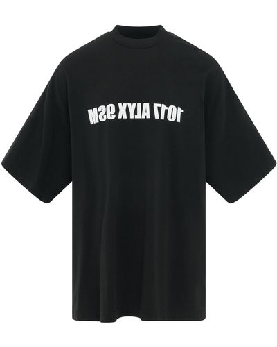 1017 ALYX 9SM 'Oversized T-Shirt, Short Sleeves, , 100% Cotton, Size: Small - Black