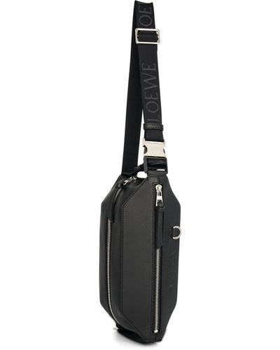 Loewe Convertible Sling Bag Crossbody, , 100% Calf Leather - Black