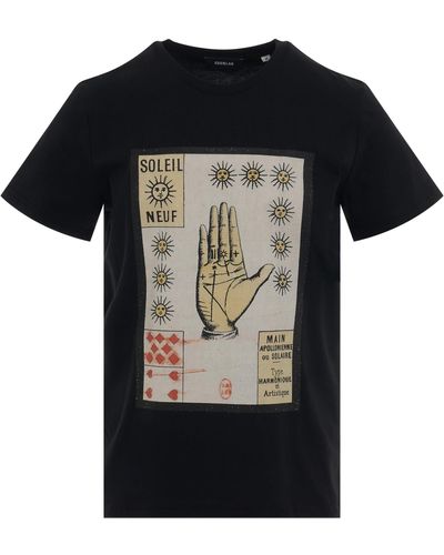 Egonlab Sun Nine T-Shirt, Short Sleeves, , 100% Cotton, Size: Medium - Black