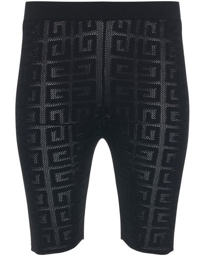 Givenchy 16Gg Cycling Shorts, , 100% Polyester - Black