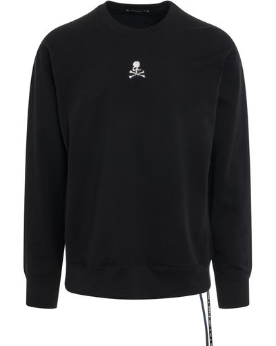 Mastermind Japan 'Swarvoski Skull Sweatshirt, Long Sleeves, , 100% Cotton, Size: Small - Black