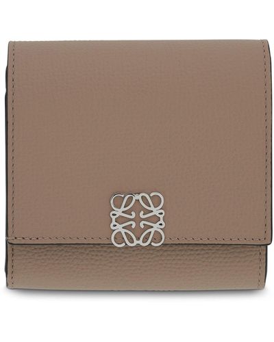 Loewe Anagram Compact Flap Wallet, , 100% Calfskin - Multicolor