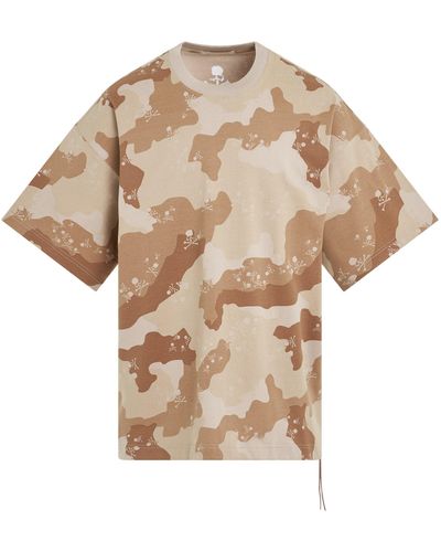 Mastermind Japan 'Camo Oversized T-Shirt, , 100% Cotton, Size: Small - Natural