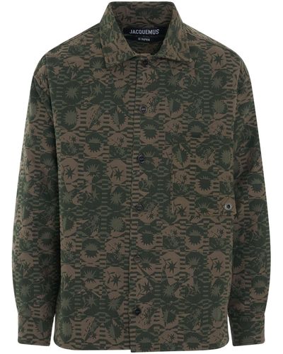 Jacquard Overshirts for Men - Up to 70% off | Lyst