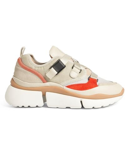 Chloé Sonnie Sneakers, , 100% Calfskin - Multicolor