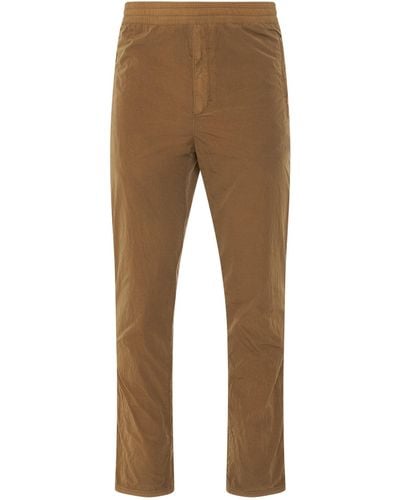 Givenchy Nylon Garment Dyed Jogger Trousers, Camel, 100% Polyamide - Natural