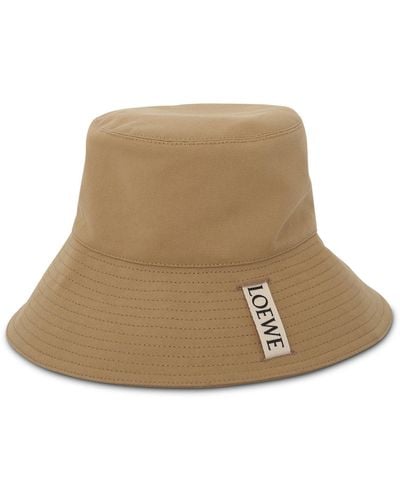 Loewe Fisherman Canvas Hat, , 100% Cotton - Brown