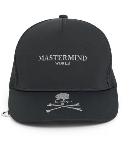 Mastermind Japan Skull Logo Cap In Black