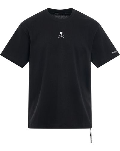 Mastermind Japan Loopwheel Logo T-Shirt, Round Neck, Short Sleeves, , 100% Cotton, Size: Medium - Black