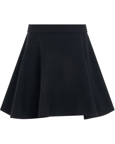 Loewe Short Skirt, , 100% Leather - Black