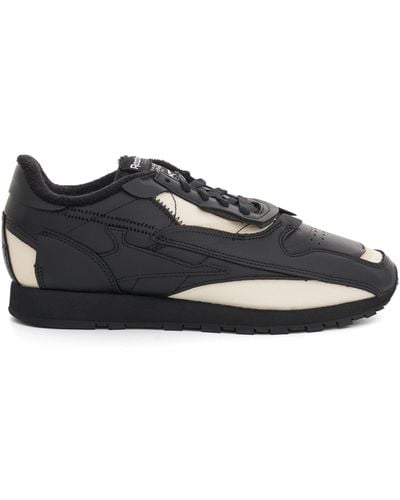 Maison Margiela Mm X Reebok Classic Leather ‘Memory Of’ Sneakers - Black