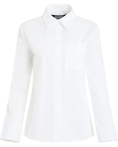 Jacquemus De Costume Shirt, Long Sleeves, , 100% Cotton - White