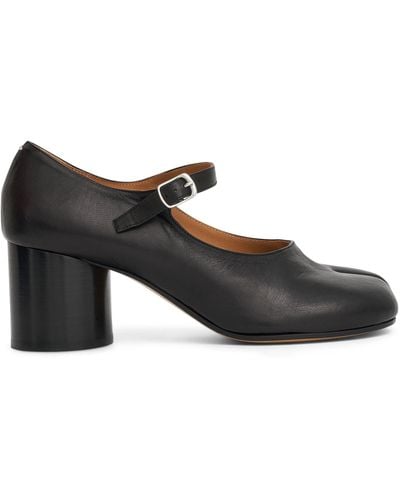 Maison Margiela Tabi Mary Janes Heels, , 100% Calf Leather - Black