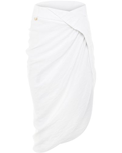 Jacquemus La Jupe Saudade Skirt - White