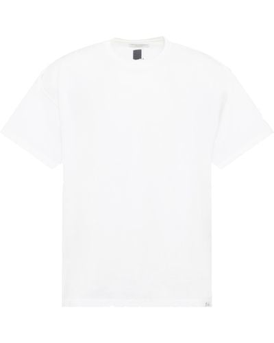 Facetasm Rib Big T-Shirt, Short Sleeves, , 100% Cotton - White