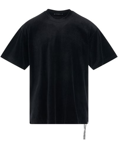 Mastermind Japan Velour T-Shirt, Short Sleeves, , 100% Cotton, Size: Medium - Black
