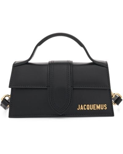 Jacquemus Le Bambino Mini Leather Bag, , 100% Leather - Black