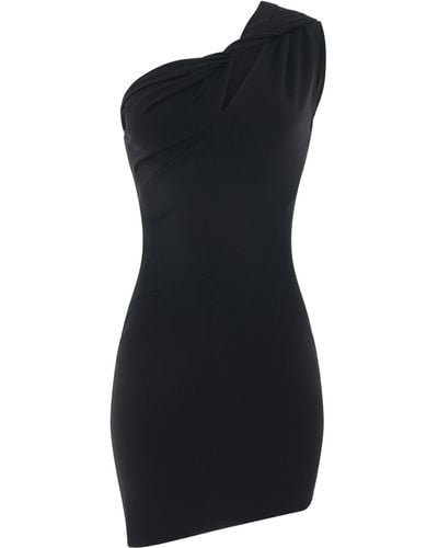 Givenchy Asymmetrical Mini Dress - Black