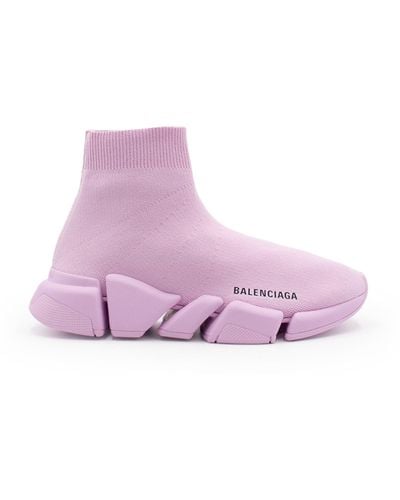 Balenciaga Speed 2.0 Sneakers, Light - Purple