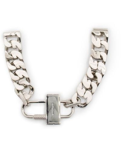 Givenchy G Chain Lock Small Bracelet, 100% Brass - Metallic