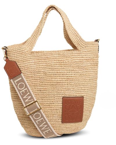 Loewe Mini Slit Bag, , 100% Cotton - Metallic