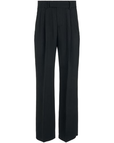 Amiri Double Pleated Trousers, , 100% Viscose - Black